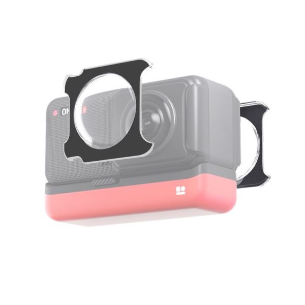 PULUZ Lens Guards PC Protective Cover for Insta360 One R / RS / Sphere (Black)