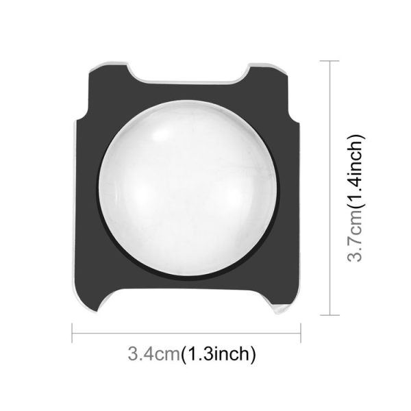 PULUZ Lens Guards PC Protective Cover for Insta360 One R / RS / Sphere (Black) - Image 3