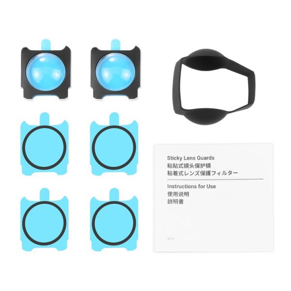 PULUZ Lens Guards PC Protective Cover for Insta360 One R / RS / Sphere (Black) - Image 7