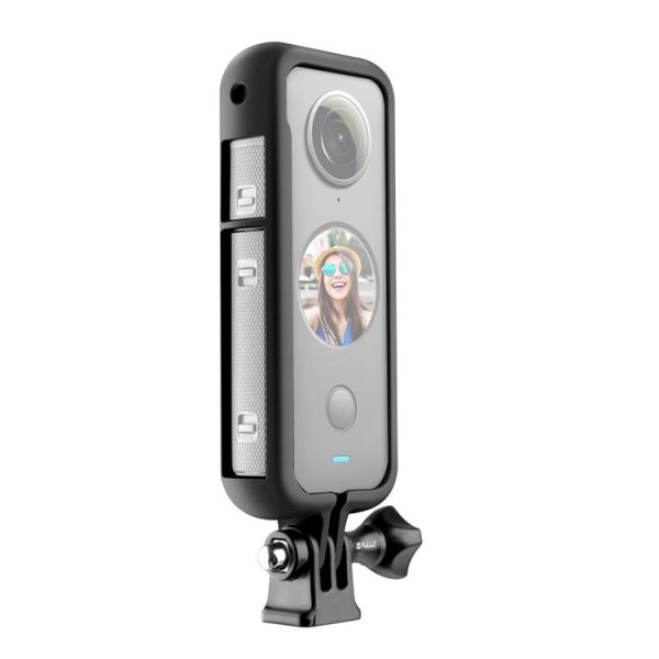 PULUZ PC Protective Frame for Insta360 ONE X2, with Adapter Mount & Screw (Black)