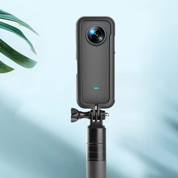 PULUZ PC Protective Frame for Insta360 ONE X2, with Adapter Mount & Screw (Black) - Image 7