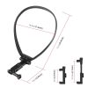 PULUZ Lazy Adjustable Neck Bracket for GoPro Action Camera Smartphones (Black) - Image 3
