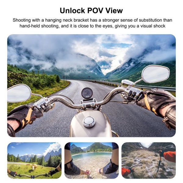 PULUZ Lazy Adjustable Neck Bracket for GoPro Action Camera Smartphones (Black) - Image 7