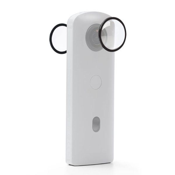 PULUZ Lens Guard PC Protective Cover Kits for Ricoh Theta SC2 / S / V (Transparent)