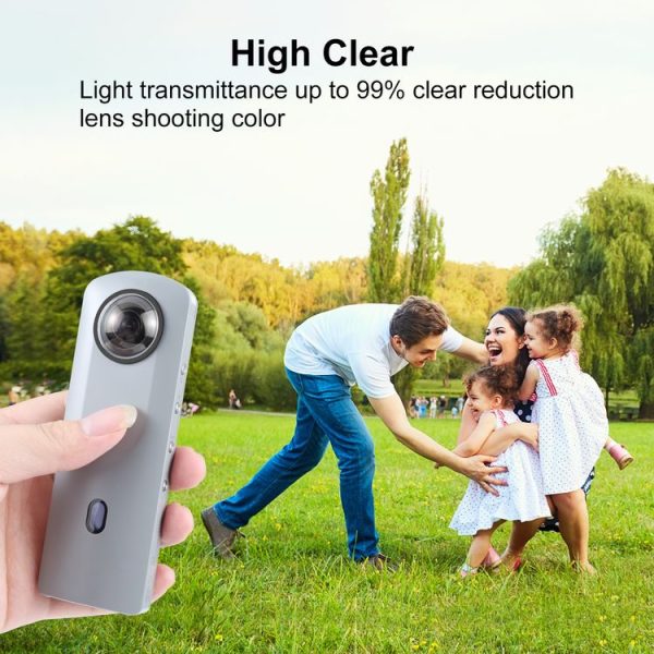 PULUZ Lens Guard PC Protective Cover Kits for Ricoh Theta SC2 / S / V (Transparent) - Image 4