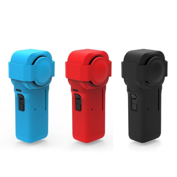 PULUZ Silicone Protective Case with Lens Cover for Insta360 One RS 1-Inch 360 Edition (Red) - Image 6