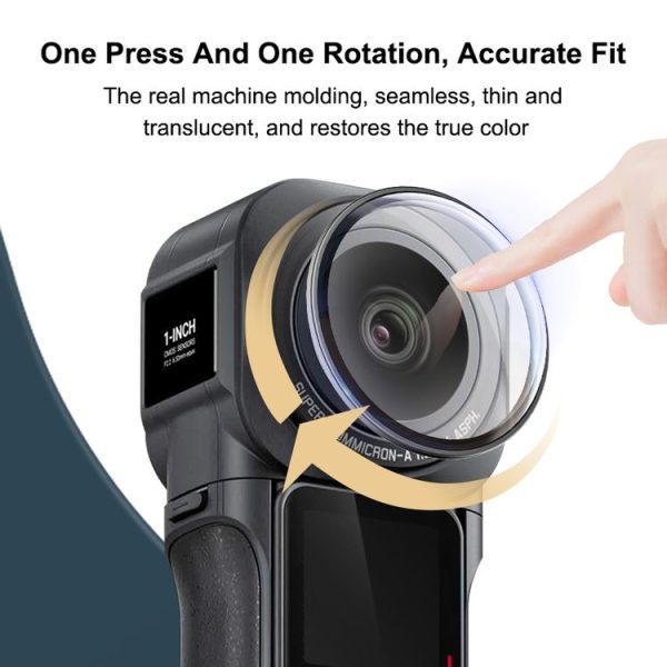 PULUZ Lens Guard PC Protective Cover for Insta360 ONE RS 1-Inch 360 Edition - Image 4