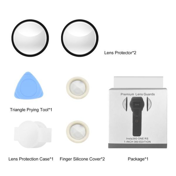 PULUZ Lens Guard PC Protective Cover for Insta360 ONE RS 1-Inch 360 Edition - Image 8