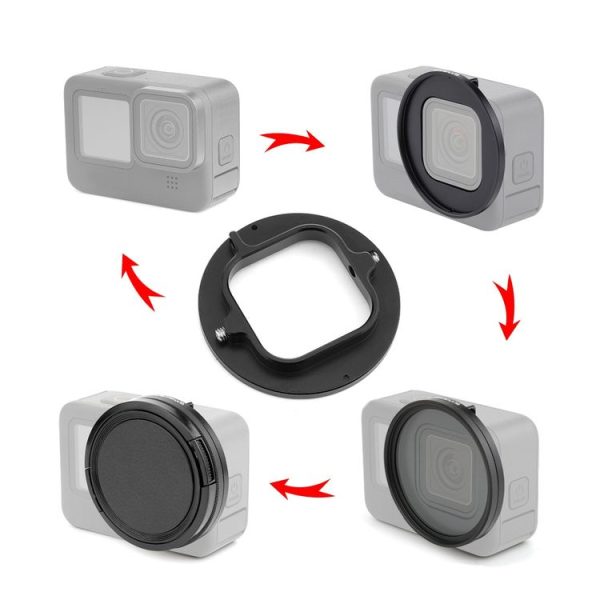 PULUZ 52mm CPL + UV Lens Filter with Adapter Ring for GoPro HERO12 Black / 11 Black / 11 Black Mini / 10 Black / 9 Black - Image 6