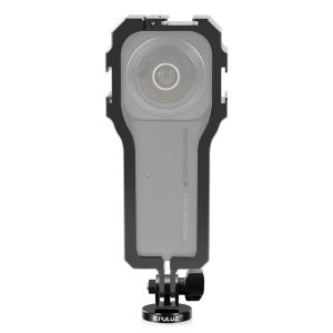 PULUZ Protective Cage Rig Housing Frame with Cold Shoe for Insta360 ONE RS 1-Inch 360 Edition (Black)