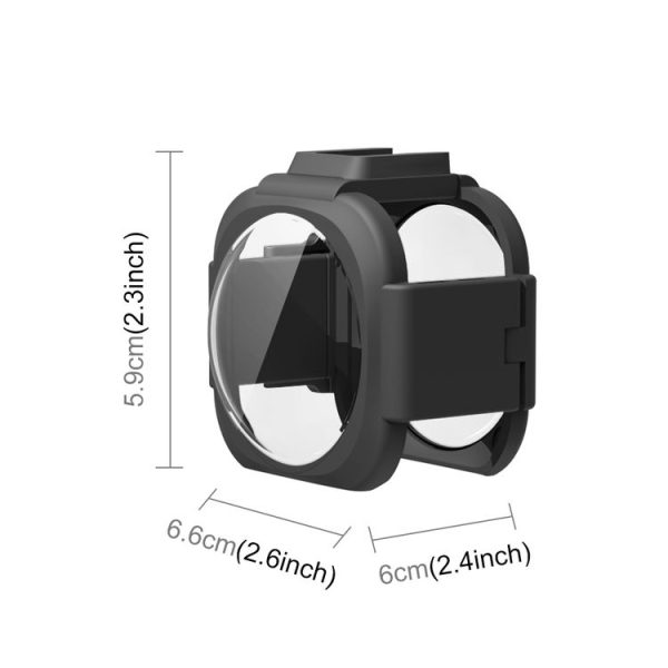 PULUZ Lens Guard Protective Cover for Insta360 ONE RS 1-Inch 360 Edition (Black) - Image 3