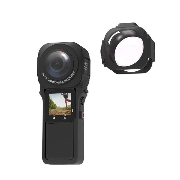PULUZ Lens Guard Protective Cover for Insta360 ONE RS 1-Inch 360 Edition (Black) - Image 6