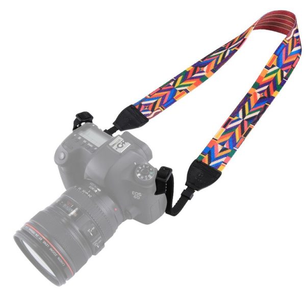 PULUZ Retro Ethnic Style Multi-color Series Shoulder Neck Strap Camera Strap for SLR / DSLR Cameras - Image 2