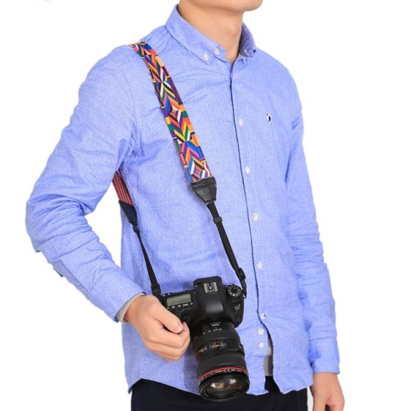 PULUZ Retro Ethnic Style Multi-color Series Shoulder Neck Strap Camera Strap for SLR / DSLR Cameras - Image 7