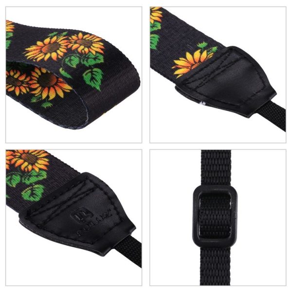 PULUZ Retro Ethnic Style Multi-color Series Sunflower Shoulder Neck Strap Camera Strap for SLR / DSLR Cameras - Image 3