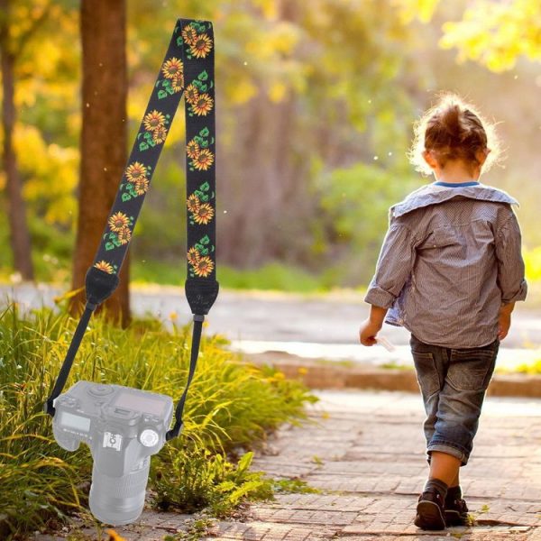 PULUZ Retro Ethnic Style Multi-color Series Sunflower Shoulder Neck Strap Camera Strap for SLR / DSLR Cameras - Image 6