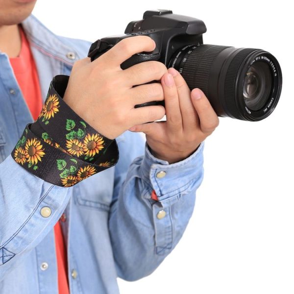 PULUZ Retro Ethnic Style Multi-color Series Sunflower Shoulder Neck Strap Camera Strap for SLR / DSLR Cameras - Image 9