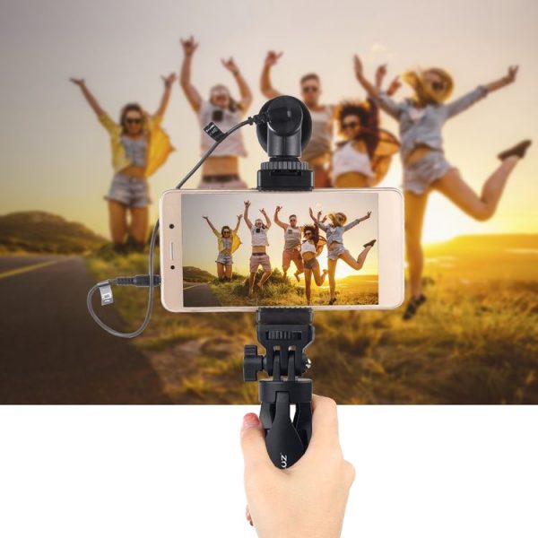 PULUZ Desk Plastic Tripod Mount with Phone Clamp & Adjusting Tripod Head for Smartphones (Black) - Image 7