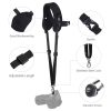 PULUZ Quick Release Anti-Slip Soft Pad Nylon Breathable Curved Camera Strap with Metal Hook for SLR / DSLR Cameras - Image 4