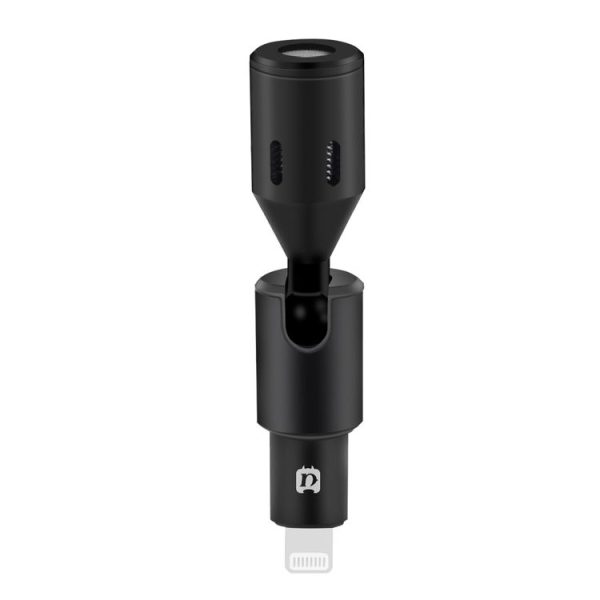 PULUZ 8PIN Jack Mobile Phone Omnidirectional Condenser Adjustable Microphone (Black) - Image 2