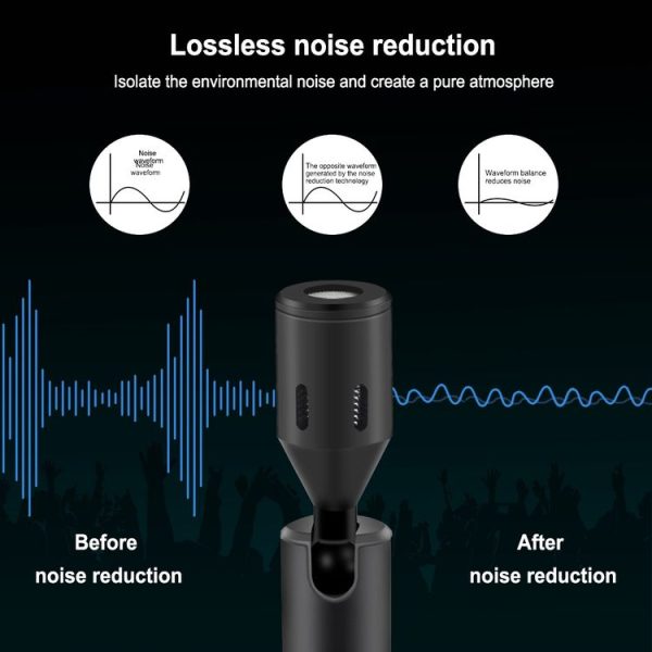 PULUZ 8PIN Jack Mobile Phone Omnidirectional Condenser Adjustable Microphone (Black) - Image 5