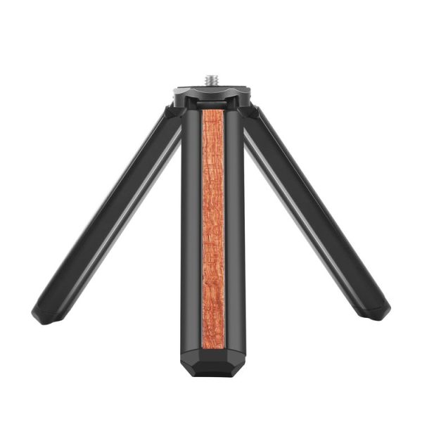 PULUZ Inlaid Wood Desktop Vlogging Live Tripod Holder (Black) - Image 2