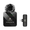 PULUZ Wireless Lavalier Microphone for iPhone / iPad, 8-Pin Receiver (Black) - Image 2