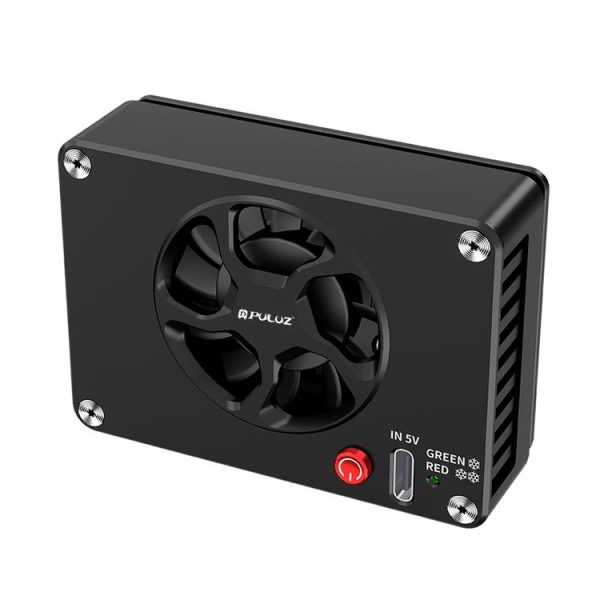 PULUZ Camera Cooling Fan Semiconductor Radiator for Sony / Canon / FUJIFILM / Nikon Cameras (Black)
