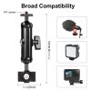 PULUZ Motorcycle Holder Rearview Mirror Fixed Mount for GoPro and Other Action Cameras (Black) - Image 2