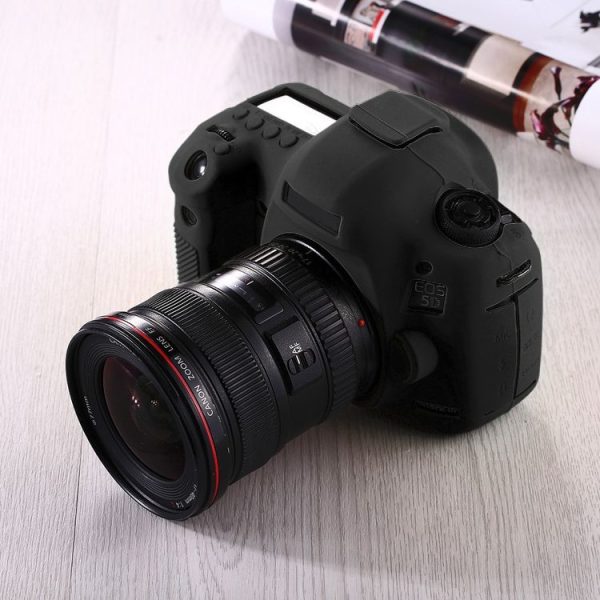 PULUZ Soft Silicone Protective Case for Canon EOS 5D Mark III / 5D3 (Black) - Image 10