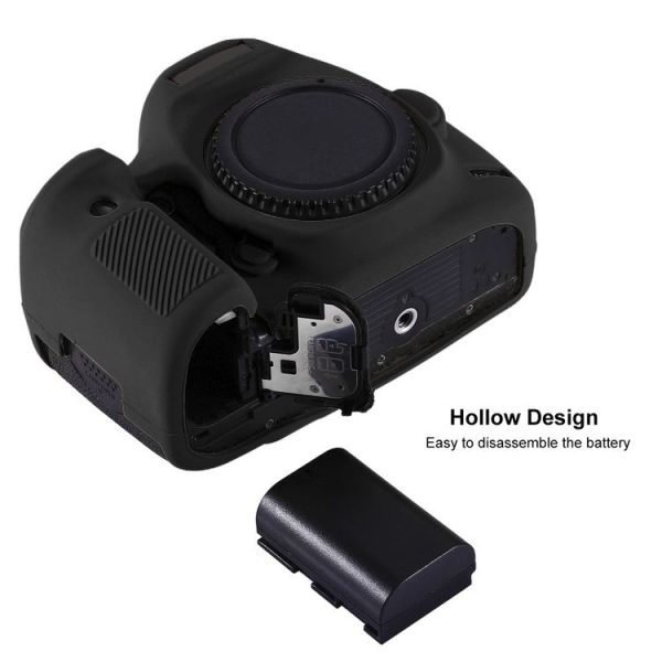 PULUZ Soft Silicone Protective Case for Canon EOS 5D Mark III / 5D3 (Black) - Image 7