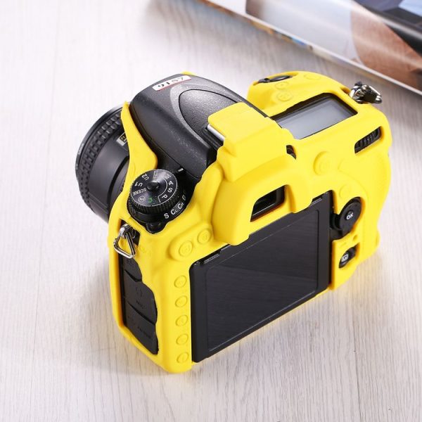 PULUZ Soft Silicone Protective Case for Nikon D750 (Yellow) - Image 10