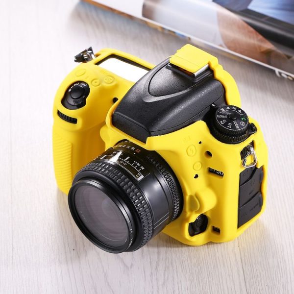PULUZ Soft Silicone Protective Case for Nikon D750 (Yellow) - Image 11