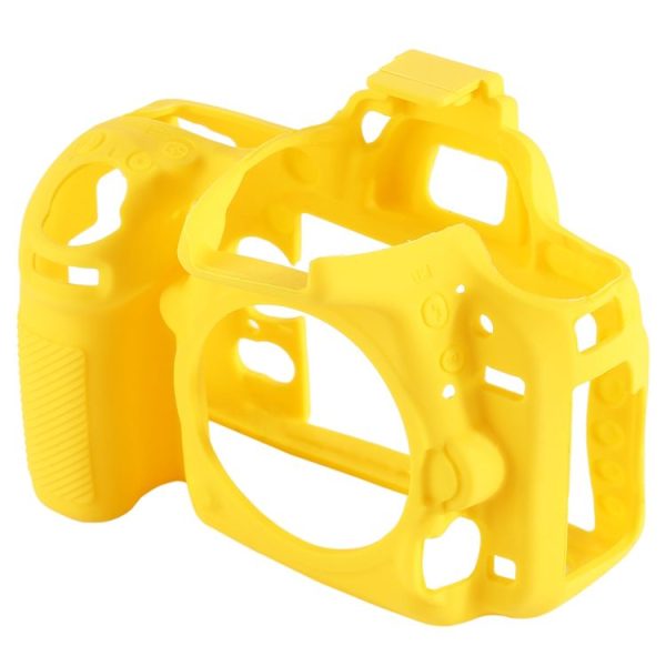 PULUZ Soft Silicone Protective Case for Nikon D750 (Yellow) - Image 2