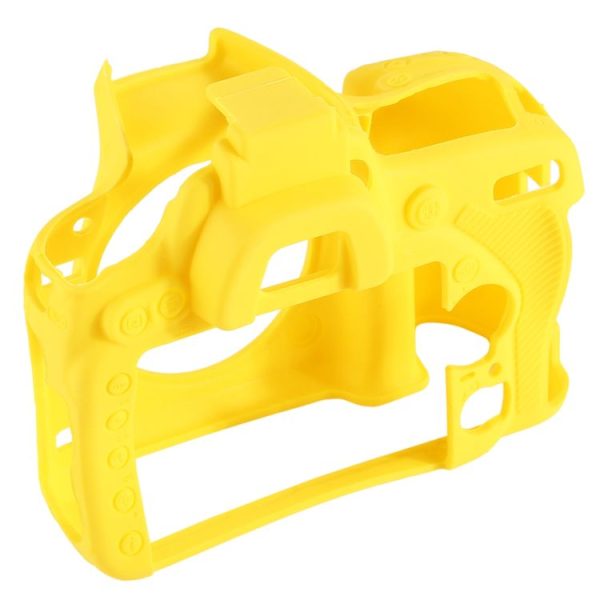 PULUZ Soft Silicone Protective Case for Nikon D750 (Yellow) - Image 3