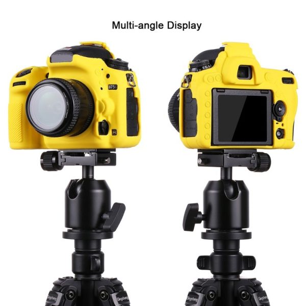 PULUZ Soft Silicone Protective Case for Nikon D750 (Yellow) - Image 7
