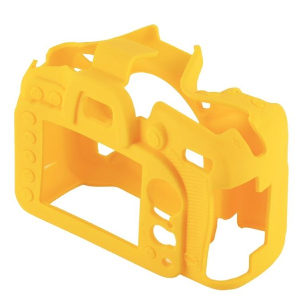PULUZ Soft Silicone Protective Case for Nikon D7200 / D7100 (Yellow) - Image 3