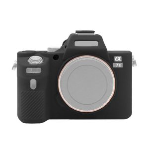 PULUZ Soft Silicone Protective Case for Sony ILCE-7MII / 7SMII / 7RMII (Black)