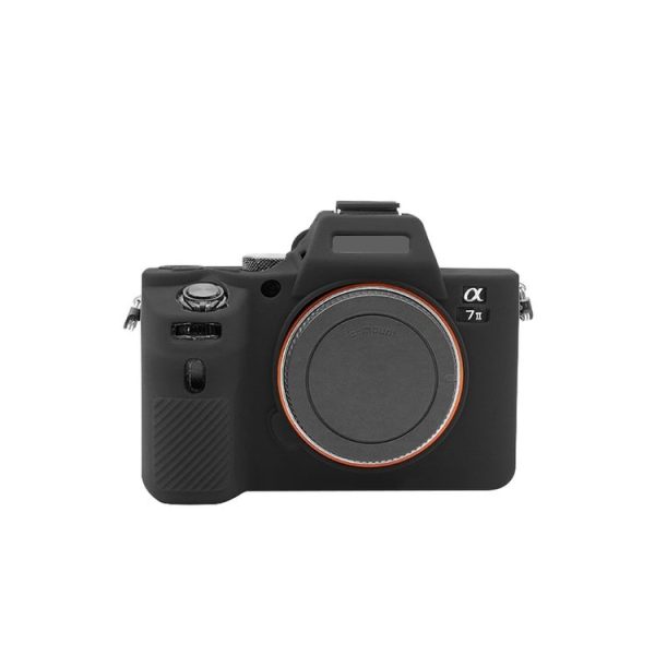 PULUZ Soft Silicone Protective Case for Sony ILCE-7MII / 7SMII / 7RMII (Black) - Image 2