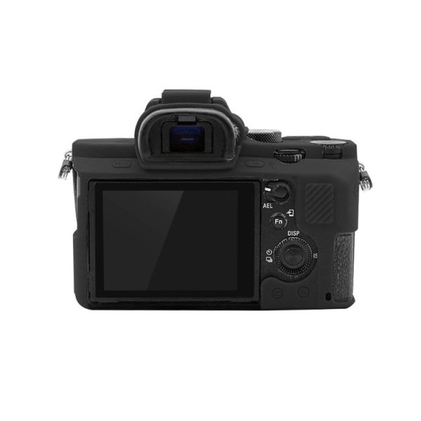 PULUZ Soft Silicone Protective Case for Sony ILCE-7MII / 7SMII / 7RMII (Black) - Image 3