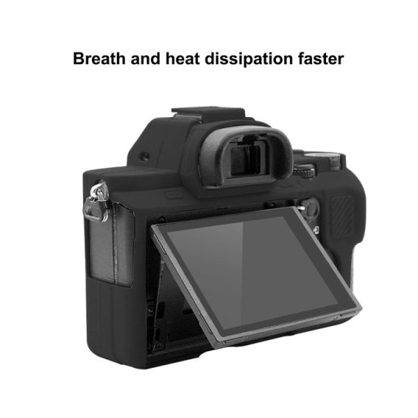 PULUZ Soft Silicone Protective Case for Sony ILCE-7MII / 7SMII / 7RMII (Black) - Image 6