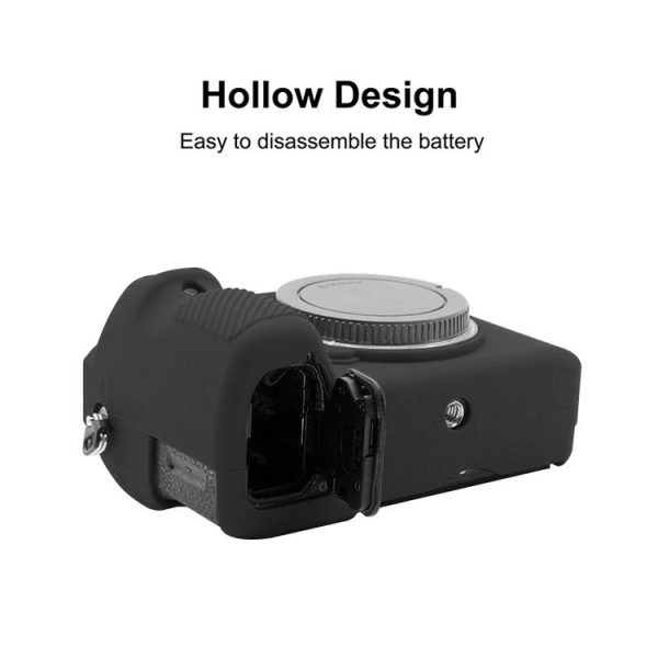 PULUZ Soft Silicone Protective Case for Sony ILCE-7MII / 7SMII / 7RMII (Black) - Image 7