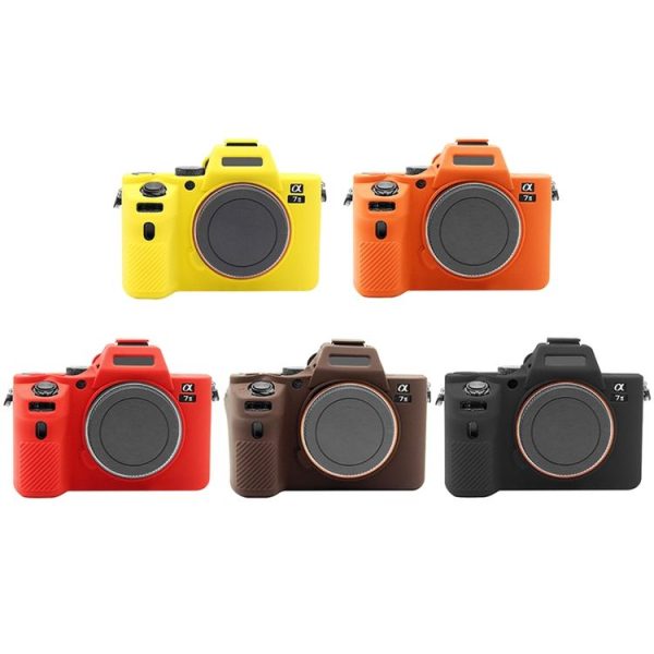 PULUZ Soft Silicone Protective Case for Sony ILCE-7MII / 7SMII / 7RMII (Black) - Image 8