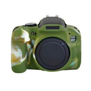 PULUZ Soft Silicone Protective Case for Canon EOS 800D (Camouflage)