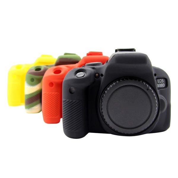 PULUZ Soft Silicone Protective Case for Canon EOS 800D (Camouflage) - Image 6