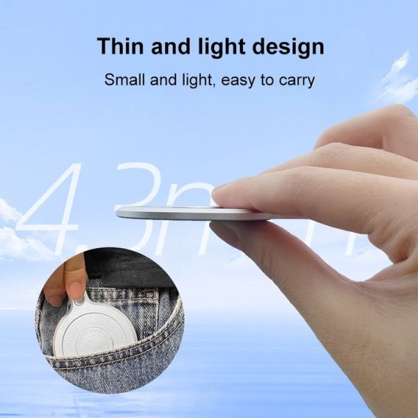 PULUZ For Insta360 FLow Gimbal Magnetic MagSafe Adapter Phone Holder (Silver) - Image 4