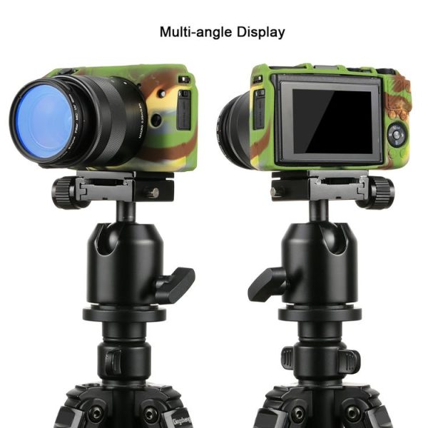 PULUZ Soft Silicone Protective Case for Canon EOS M3 (Camouflage) - Image 7