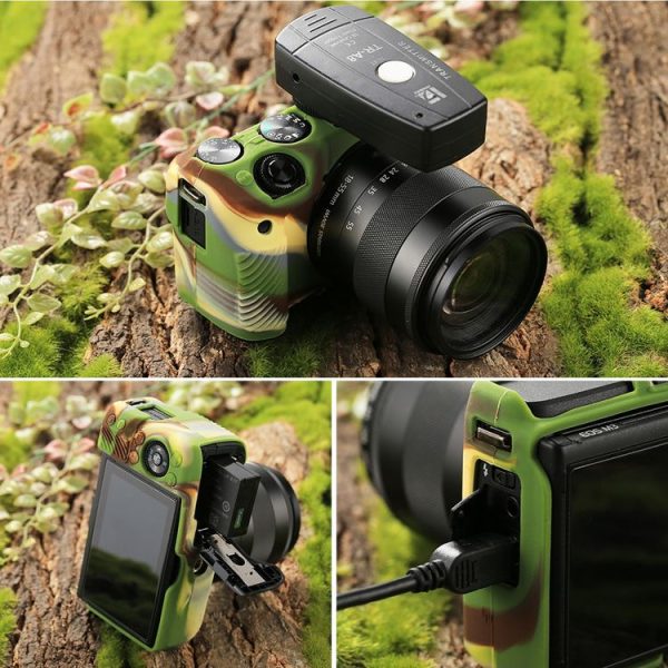 PULUZ Soft Silicone Protective Case for Canon EOS M3 (Camouflage) - Image 8