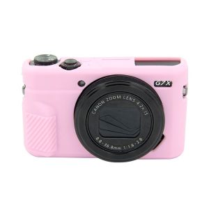 PULUZ Soft Silicone Protective Case for Canon EOS G7 X Mark II (Pink)