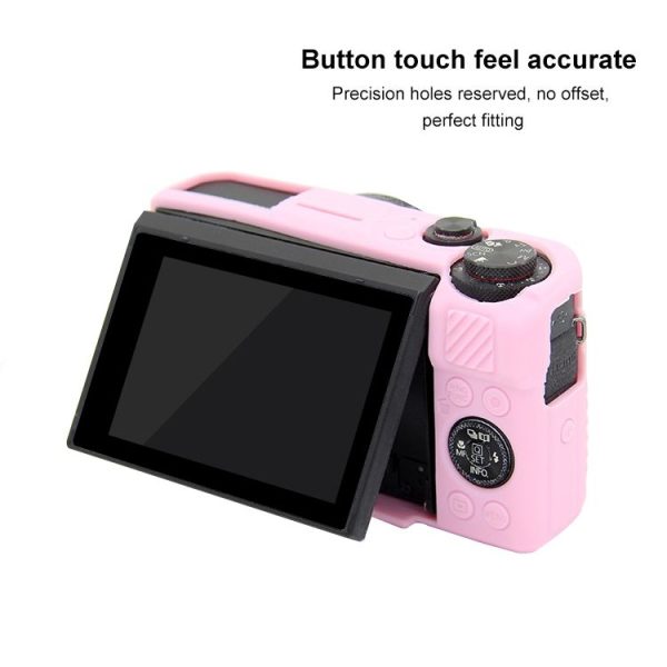 PULUZ Soft Silicone Protective Case for Canon EOS G7 X Mark II (Pink) - Image 6
